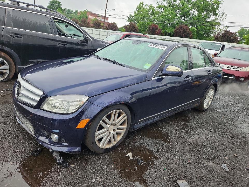 2009 Mercedes-benz C class VIN WDDGF81X29R084506 COPART salvage auction — FRONT END, CT - CERTIFICATE OF TITLE, sold $500 on 2026-07-10 (photo 1)