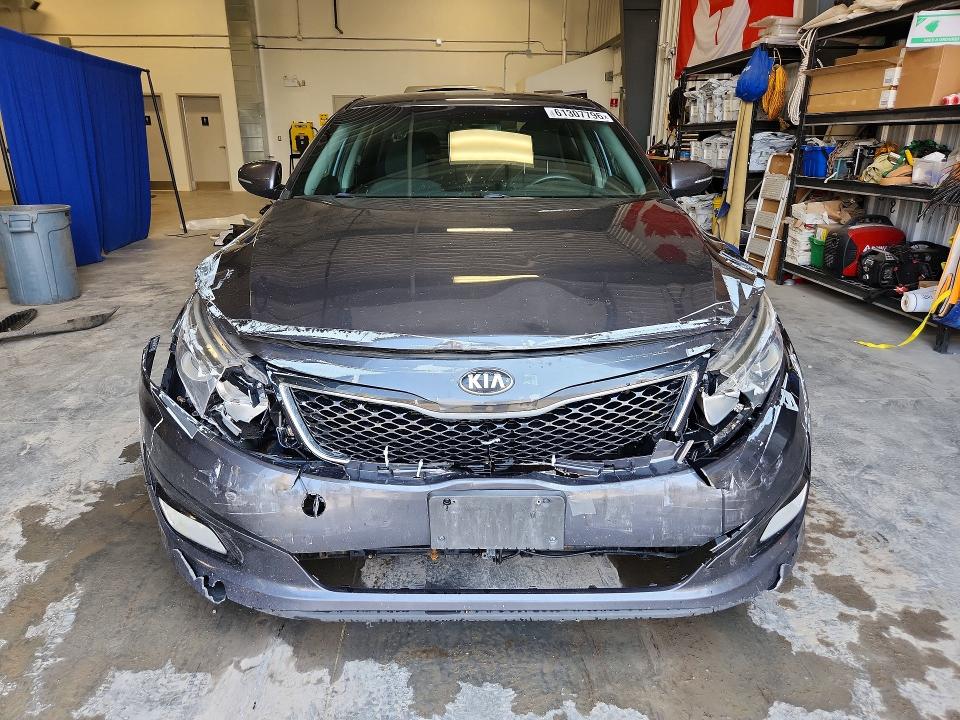 2015 Kia Optima VIN KNAGM4A73F5625801 COPART salvage auction — FRONT END, On - Permit No Brand - Unfit, sold $400 on 2026-07-30 (photo 5)