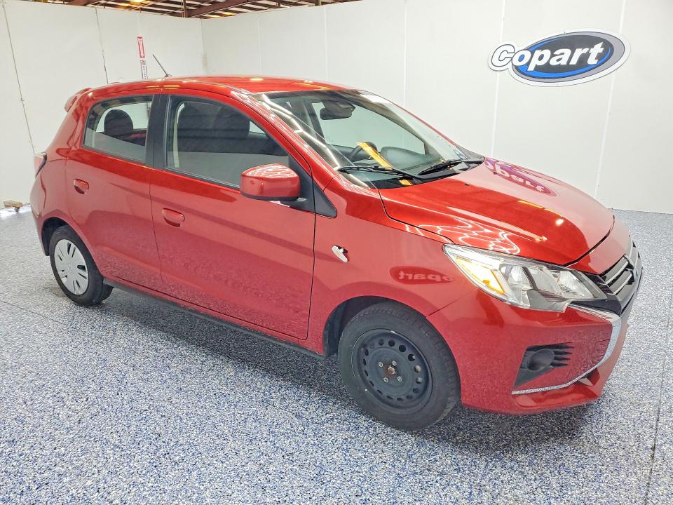 2024 Mitsubishi Mirage VIN ML32AUHJ0RH017960 COPART salvage auction — REAR END, IN - CERTIFICATE OF TITLE (P), sold $6,200 on 2026-07-15 (photo 4)