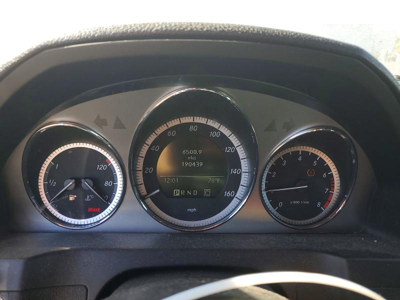 2010 Mercedes-benz C class VIN WDDGF5EB2AR087262 COPART salvage auction — FRONT END, Ca - Dis/Dlr/Exp Only Clean Title, sold $225 on 2026-08-03 (photo 9)