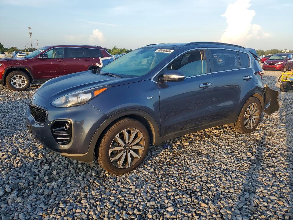 2018 Kia Sportage VIN KNDPNCAC8J7423041 COPART salvage auction — REAR END, Fl - Cert Of Title Slvg Rebuildable, sold $15 on 2026-07-31 (photo 1)