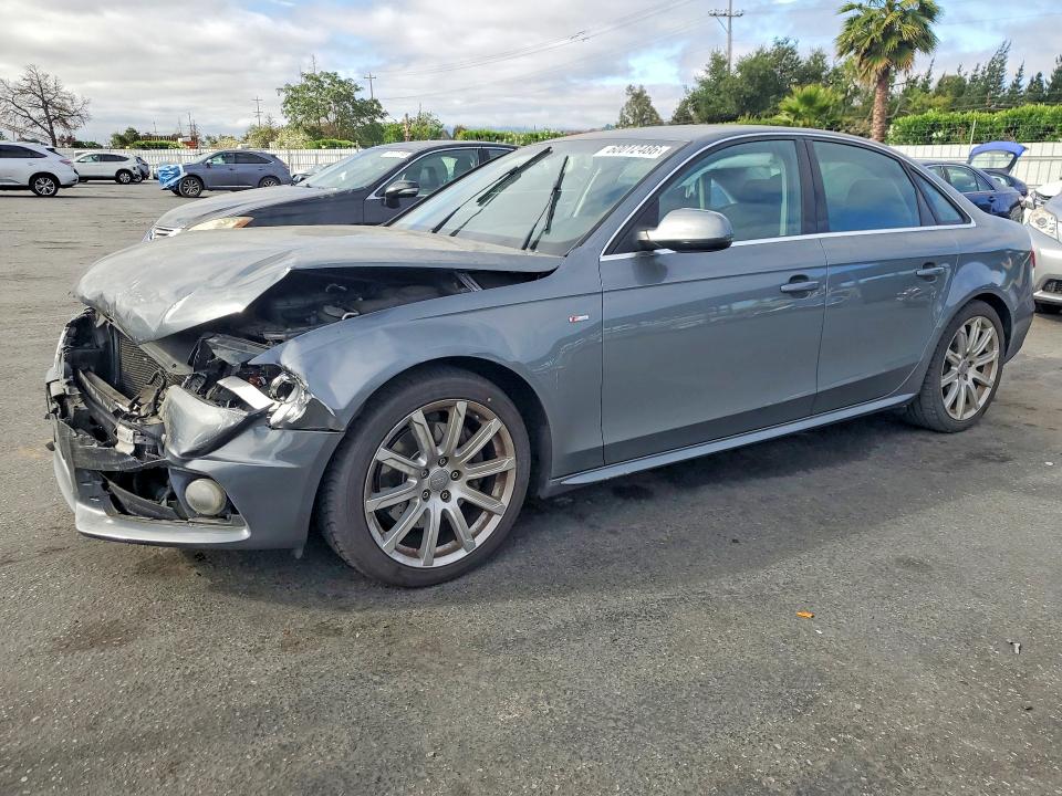 2012 Audi A4 VIN WAUKFAFL7CA120341 COPART salvage auction — FRONT END, Ca - Salvage Certificate, sold $475 on 2026-07-14 (photo 1)