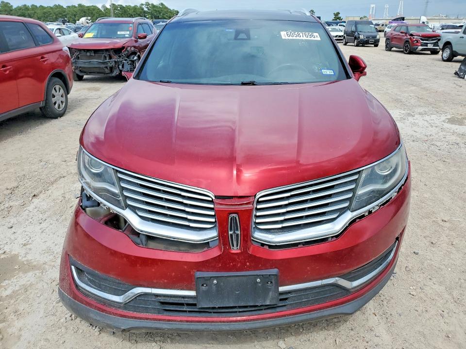 2017 Lincoln Mkx VIN 2LMPJ6KR6HBL16197 COPART salvage auction — FRONT END, Tx - Certificate Of Title (P), sold $4,050 on 2026-07-22 (photo 5)