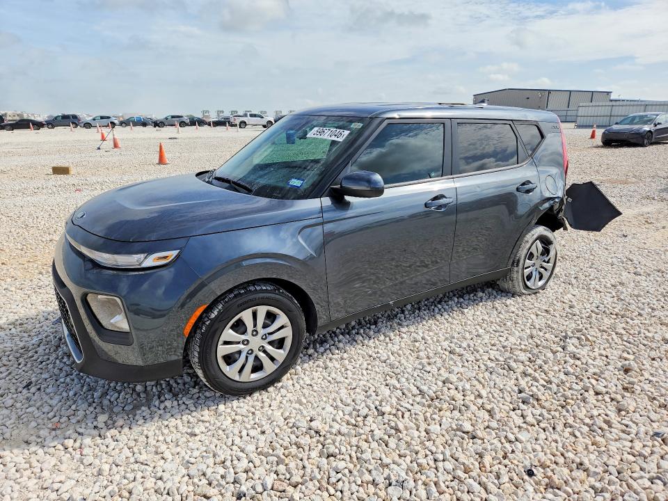 2021 Kia Soul VIN KNDJ23AU2M7750739 COPART salvage auction — REAR END, Tx - Salvage Vehicle Title, sold $70 on 2026-07-30 (photo 1)