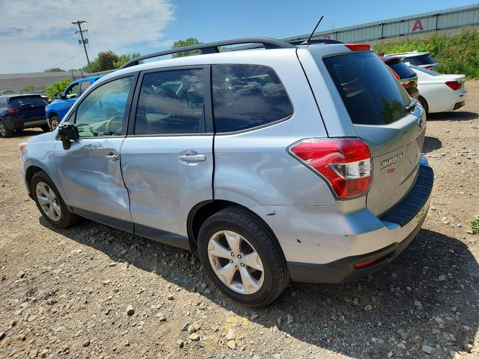 2015 Subaru Forester VIN JF2SJAFCXFH555210 COPART salvage auction — FRONT END, Mi - Certificate Of Title, sold $1,050 on 2026-07-22 (photo 2)