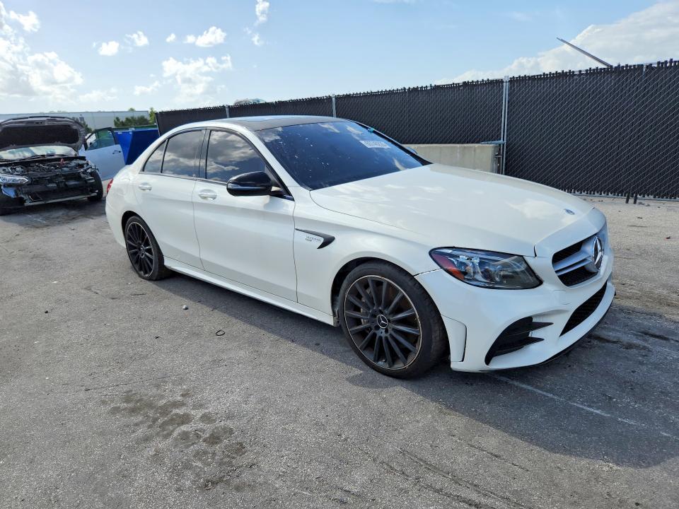 2019 Mercedes-benz C-klasse amg VIN 55SWF6EB0KU318256 COPART salvage auction — MINOR DENT/SCRATCHES, FL - CERTIFICATE OF TITLE, sold $14,300 on 2026-07-28 (photo 4)