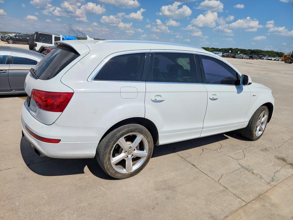 2013 Audi Q7 VIN WA1DGAFE5DD011770 COPART salvage auction — NORMAL WEAR, Tx - Certificate Of Title, sold $800 on 2026-07-09 (photo 3)