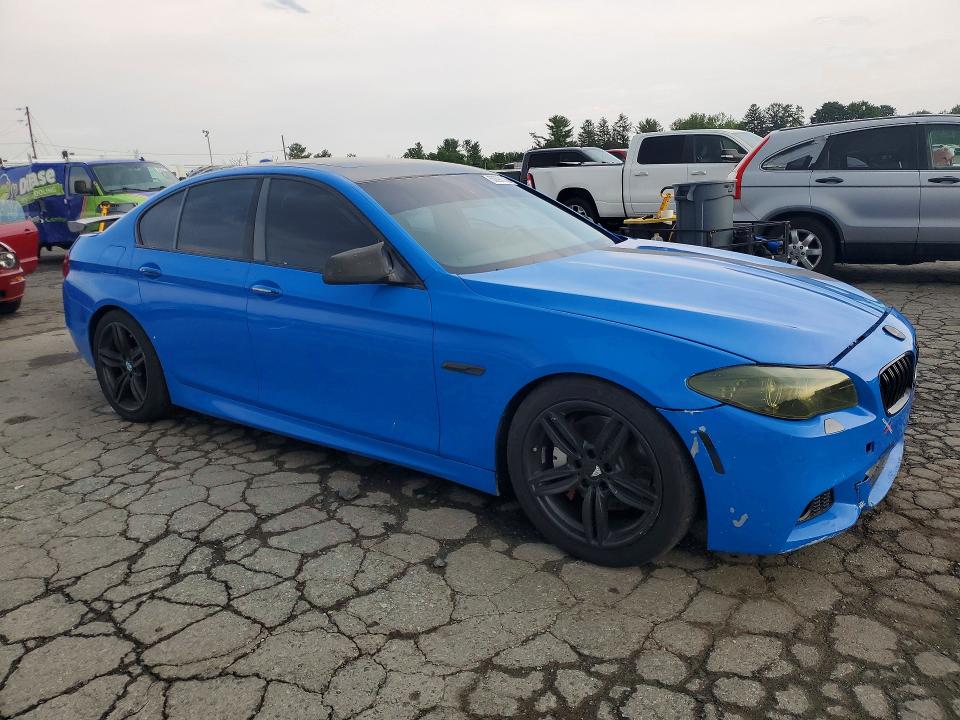 2012 BMW 5er VIN WBAFR9C58CDV58264 COPART salvage auction — FRONT END, Fl - Certificate Of Title, sold $725 on 2026-07-31 (photo 4)