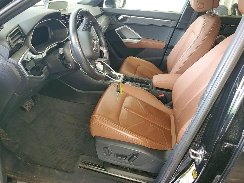 2022 Audi Q3 VIN WA1DECF38N1114023 COPART salvage auction — FRONT END, Pa - Cert Of Title, sold $550 on 2026-07-29 (photo 7)