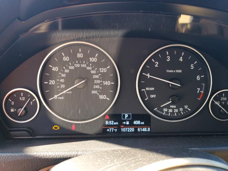 2014 BMW 3er VIN WBA3C3C50EP662640 COPART salvage auction — FRONT END, Ky - Cert Of Title-Salvage, sold $1,150 on 2026-08-19 (photo 9)