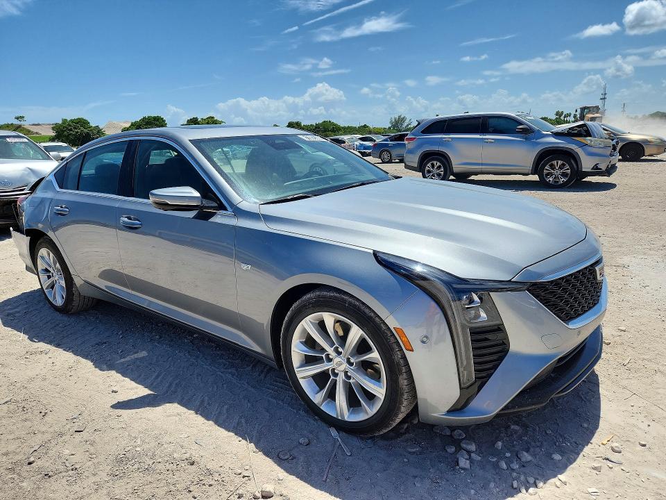 2025 Cadillac Ct5 VIN 1G6DN5RK6S0109248 COPART salvage auction — REAR END, Fl - Certificate Of Title (P), sold $15,600 on 2026-07-27 (photo 4)