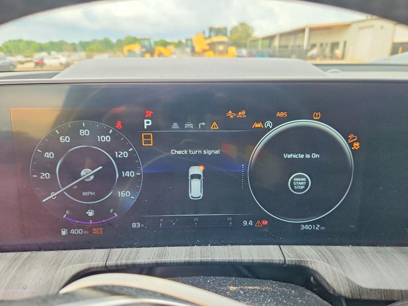 2024 Kia Telluride VIN 5XYP54GC2RG529058 COPART salvage auction — FRONT END, Al - Cert Of Title-Salvage Title, sold $11,200 on 2026-08-26 (photo 9)