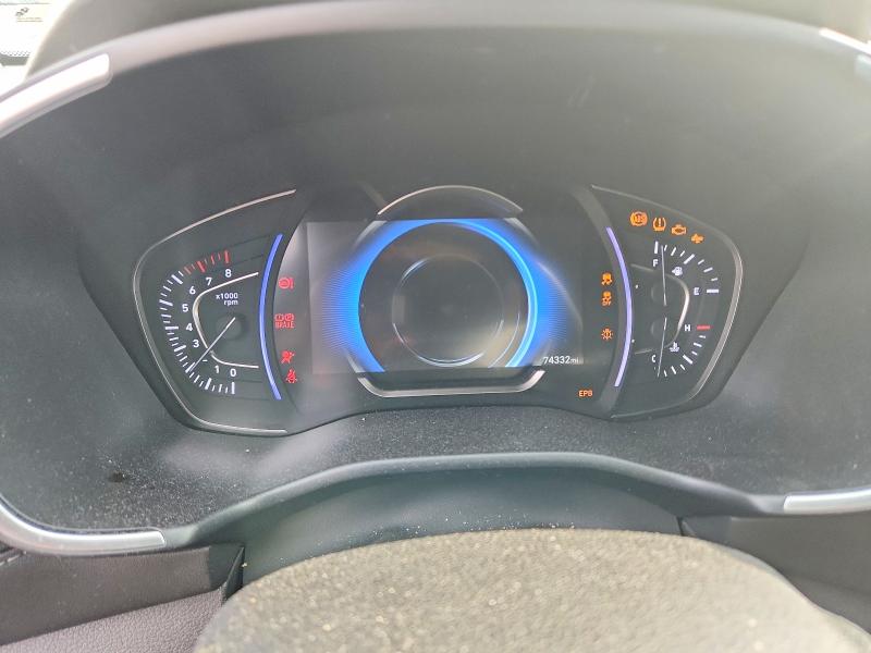 2019 Hyundai Santa fe VIN 5NMS53AA1KH119830 COPART salvage auction — FRONT END, Va - Cert Of Title - Salvage, sold $7,300 on 2026-07-29 (photo 9)
