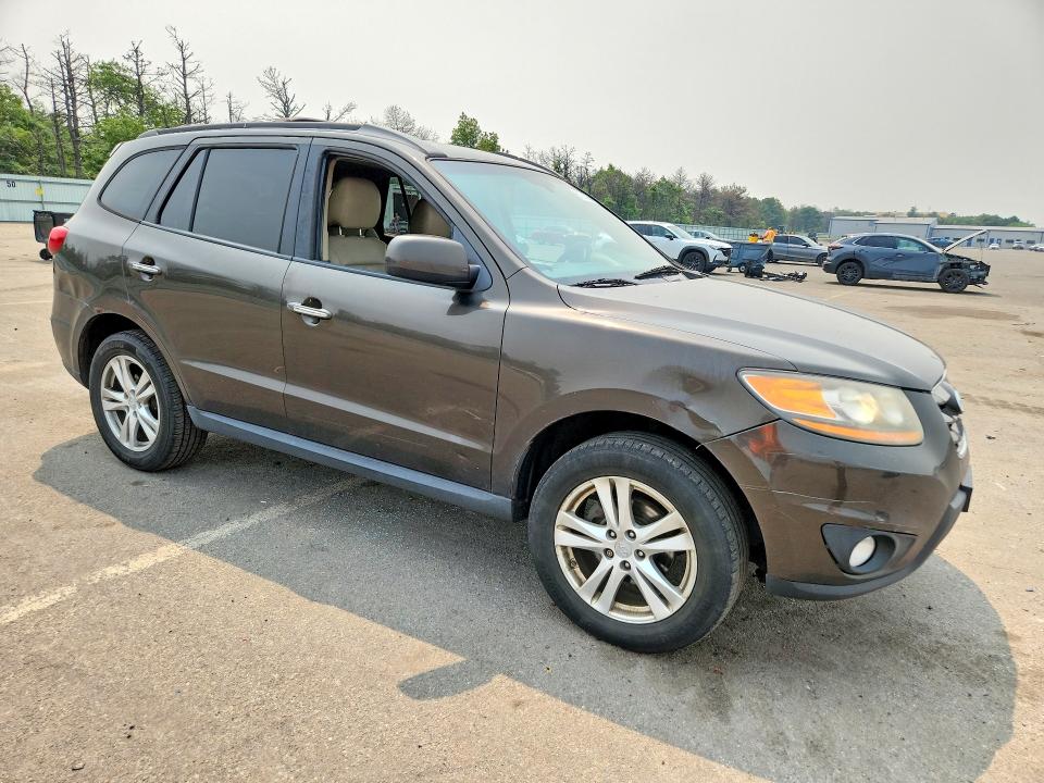 2011 Hyundai Santa fe VIN 5XYZKDAG3BG010510 COPART salvage auction — FRONT END, Ny - Certificate Of Title, sold $550 on 2026-07-20 (photo 4)