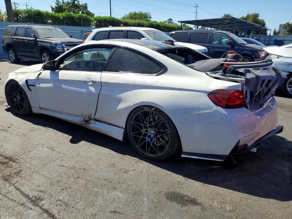 2020 BMW M4 VIN WBS4Y9C03LFJ20797 COPART salvage auction — REAR END, CA - SALVAGE CERTIFICATE, sold $9,500 on 2026-08-20 (photo 2)