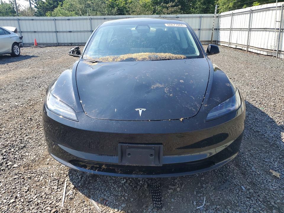 2024 Tesla Model 3 VIN 5YJ3E1EB8RF836779 COPART salvage auction — ROOF, Nj - Cert Of Title-Salvage, sold $15,475 on 2026-09-02 (photo 5)