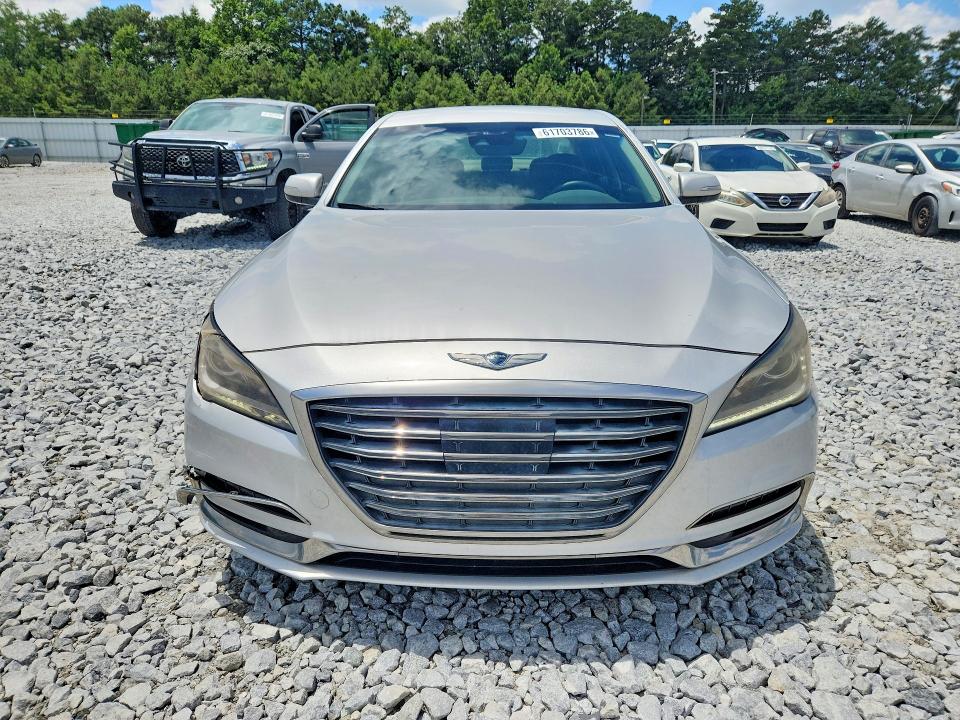 2018 Genesis G80 VIN KMHGN4JE0JU235215 COPART salvage auction — FRONT END, Ga - Certificate Of Title, sold $1,250 on 2026-07-28 (photo 5)