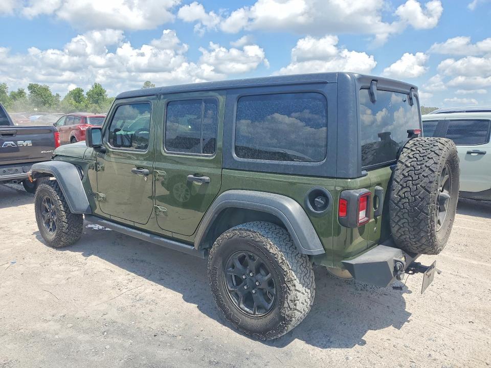 2020 Jeep Wrangler / VIN 1C4HJXDG2LW290744 COPART salvage auction — FRONT END, TX - SALVAGE VEHICLE TITLE, sold $7,500 on 2026-07-28 (photo 2)