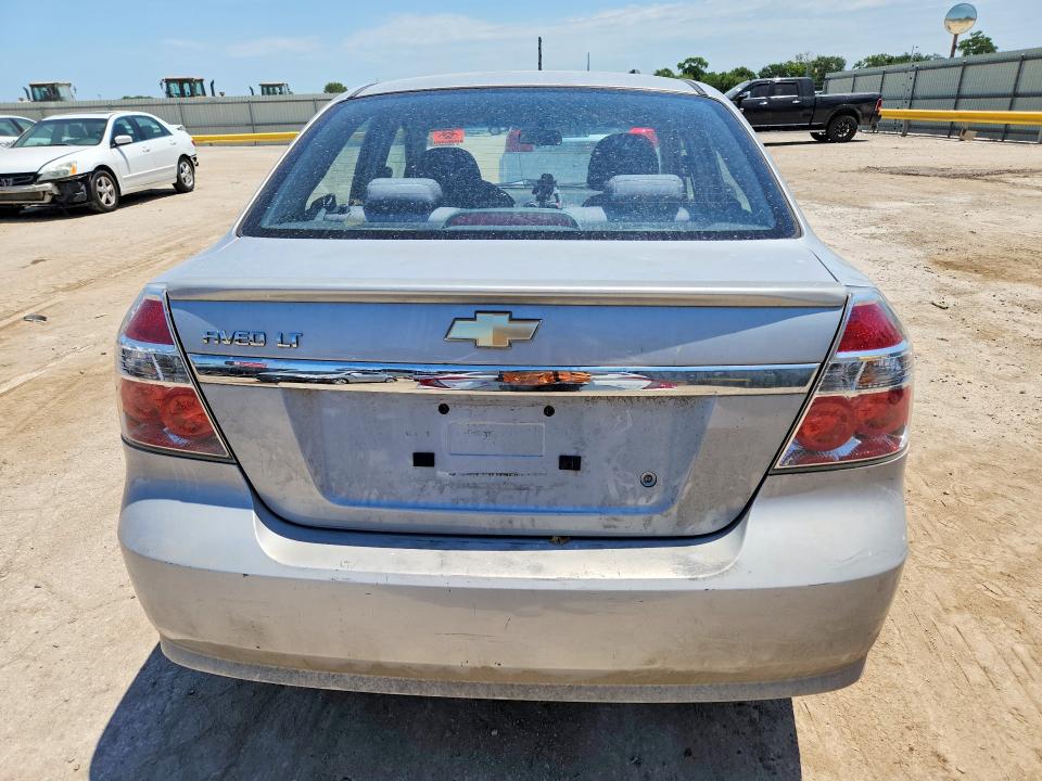2010 Chevrolet Aveo VIN KL1TD5DE1AB073735 COPART salvage auction — HAIL, KS - CERT OF TITLE-REBUILT SALVAGE, sold $350 on 2026-07-22 (photo 6)