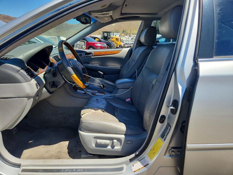2005 Lexus ES VIN JTHBA30G055136710 COPART salvage auction — FRONT END, Ca - Dis/Dlr/Exp Only Clean Title, sold $350 on 2026-07-28 (photo 7)