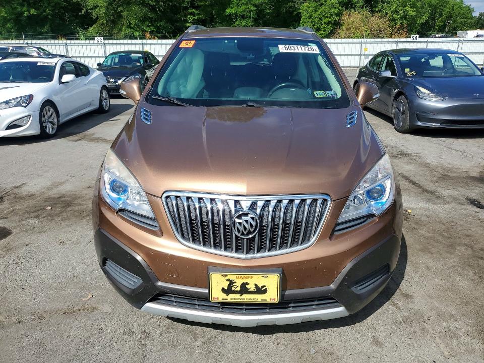 2016 Buick Encore VIN KL4CJASB1GB715876 COPART salvage auction — FRONT END, PA - CERTIFICATE OF SALVAGE, sold $1,300 on 2026-07-28 (photo 5)
