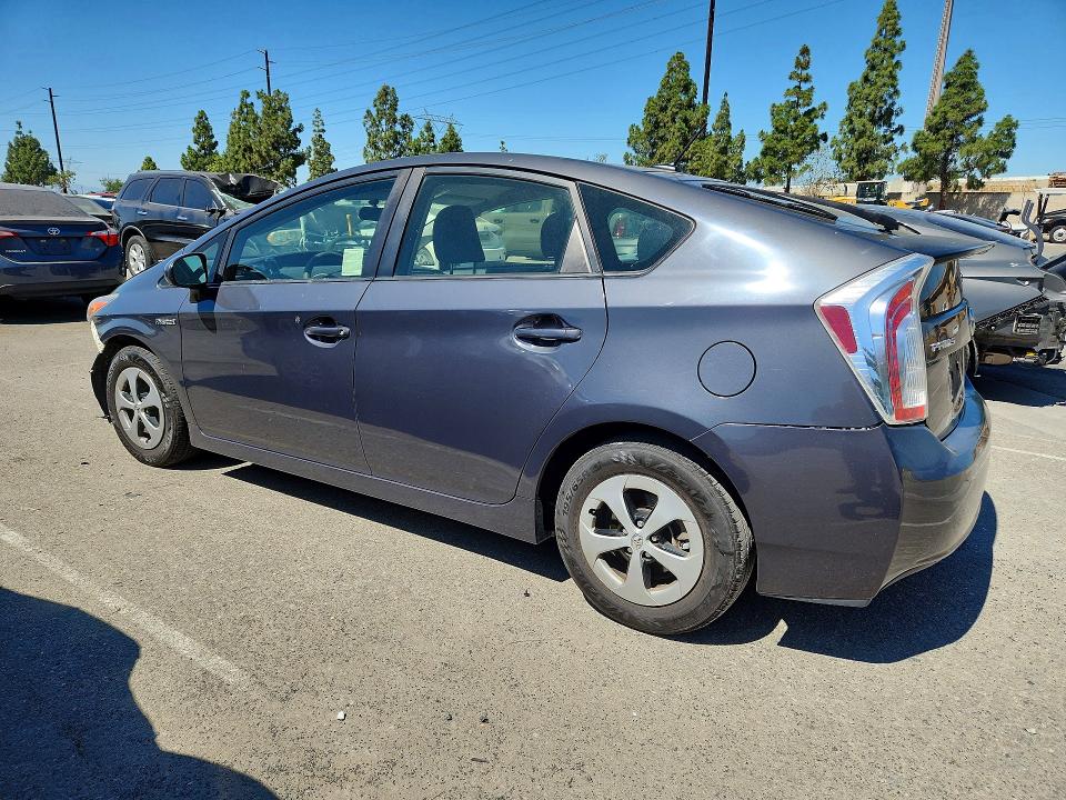 2015 Toyota Prius VIN JTDKN3DU2F0470967 COPART salvage auction — FRONT END, Ca - Salvage Certificate, sold $150 on 2026-07-21 (photo 2)