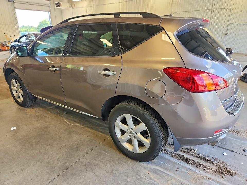 2010 Nissan Murano VIN JN8AZ1MW0AW122472 COPART salvage auction — FRONT END, Mn - Certificate Of Title, sold $1,050 on 2026-07-14 (photo 2)
