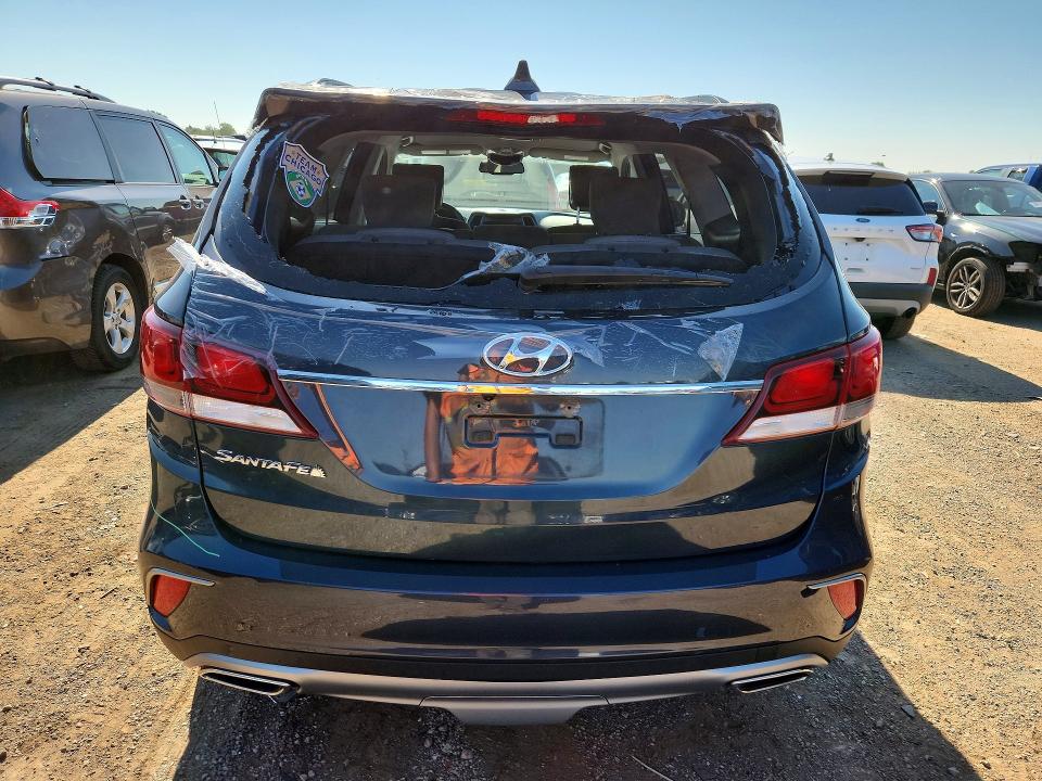 2017 Hyundai Santa fe VIN KM8SM4HF5HU236706 COPART salvage auction — ROOF, Il - Salvage Certificate, sold $1,300 on 2026-07-28 (photo 6)