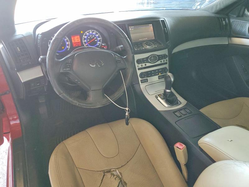 2008 Infiniti G37 VIN JNKCV64E08M107849 COPART salvage auction — MINOR DENT/SCRATCHES, AZ - CERT OF TITLE-RESTORED SALVAGE, sold $225 on 2026-07-22 (photo 8)