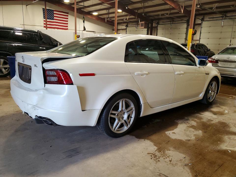 2007 Acura Tl VIN 19UUA66277A019113 COPART salvage auction — REAR END, PA - CERTIFICATE OF SALVAGE, sold $175 on 2026-07-24 (photo 3)