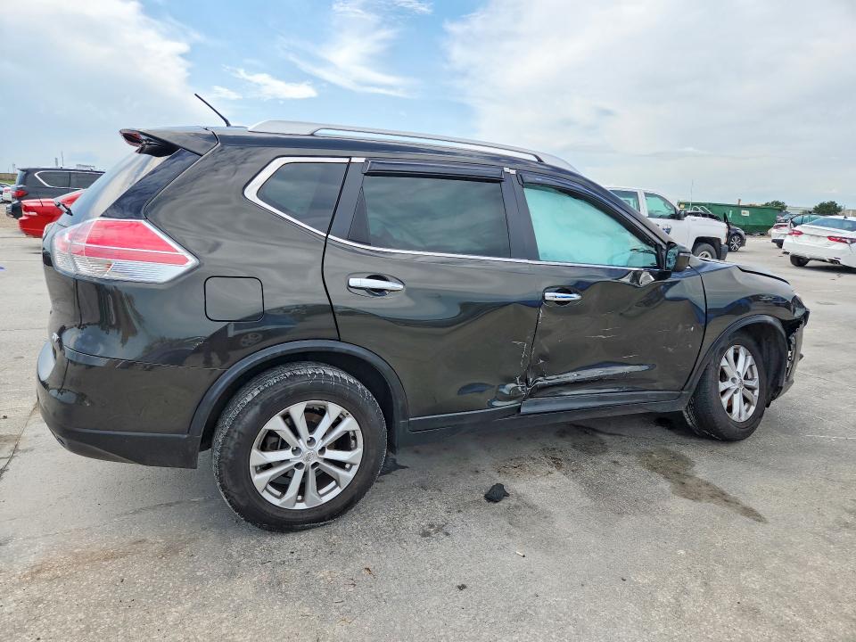 2016 Nissan Rogue VIN KNMAT2MT1GP707444 COPART salvage auction — SIDE, LA - CERT OF TITLE-SALVAGE, sold $775 on 2026-07-22 (photo 3)
