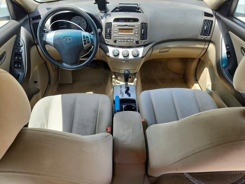 2007 Hyundai Elantra VIN KMHDU46D77U247327 COPART salvage auction — FRONT END, TX - CERTIFICATE OF TITLE (P), sold $725 on 2026-07-23 (photo 8)