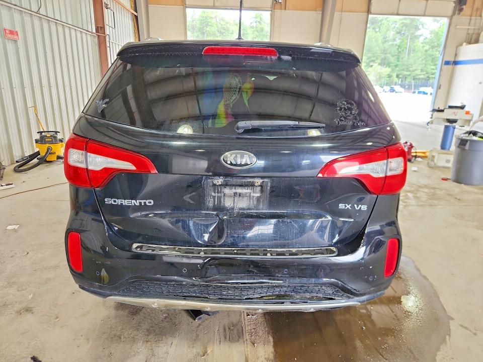 2015 Kia Sorento VIN 5XYKWDA79FG653228 COPART salvage auction — REAR END, Va - Cert Of Title - Salvage, sold $1,750 on 2026-07-24 (photo 6)