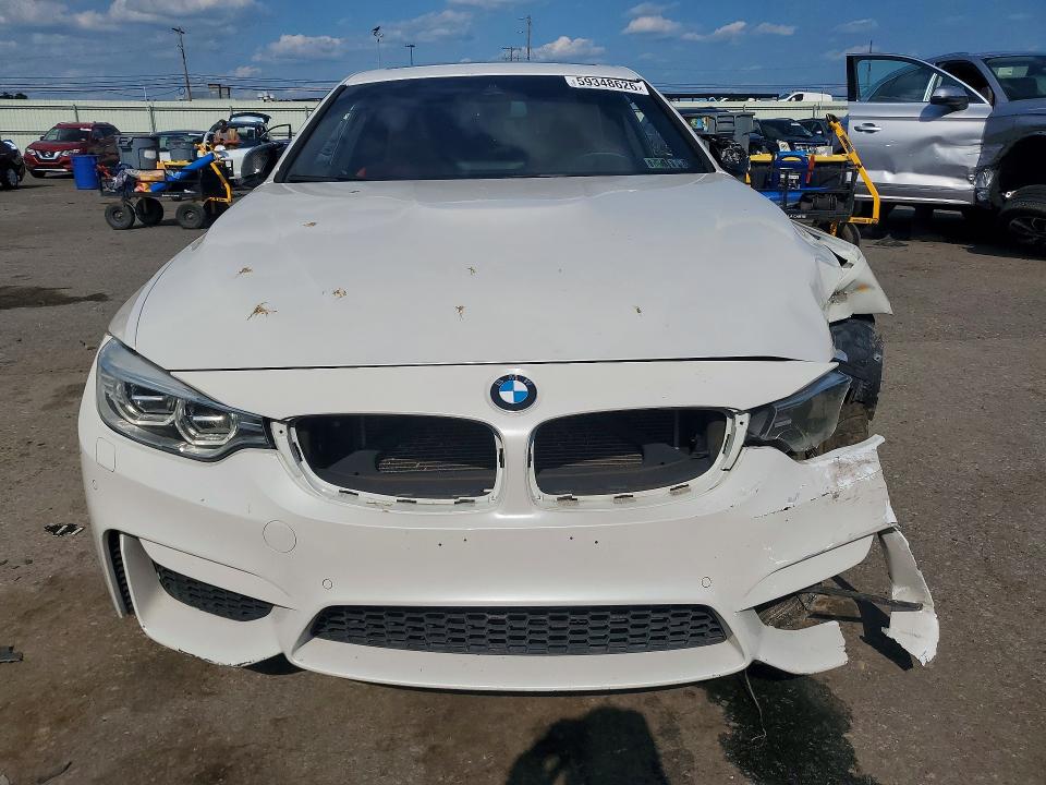 2015 BMW M4 VIN WBS3R9C53FK332535 COPART salvage auction — FRONT END, Pa - Certificate Of Salvage, sold $9,800 on 2026-08-28 (photo 5)