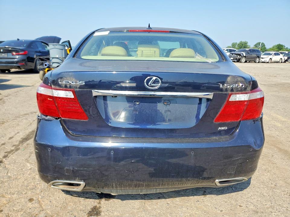 2009 Lexus Ls 460 VIN JTHCL46F695002339 COPART salvage auction — FRONT END, Pa - Cert Of Title (P), sold $975 on 2026-07-31 (photo 6)