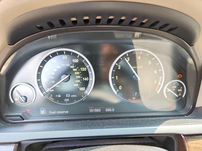 2013 BMW 7er VIN WBAYF8C54DDE59036 COPART salvage auction — MINOR DENT/SCRATCHES, Mi - Dealer Only Clean Title, sold $325 on 2026-07-31 (photo 9)