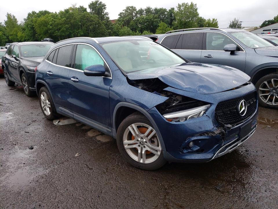 2021 Mercedes-benz Gla-klasse VIN W1N4N4HB3MJ177943 COPART salvage auction — FRONT END, Ct - Cert Of Title-Salvage, sold $6,200 on 2026-07-14 (photo 4)