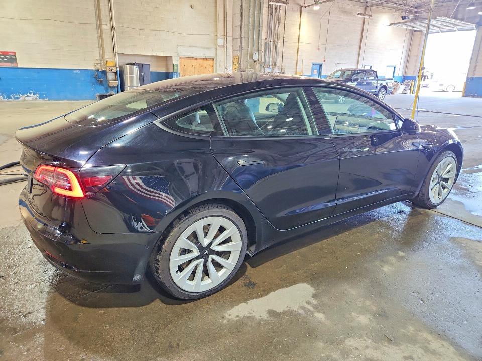 2022 Tesla Model 3 VIN 5YJ3E1EA6NF369654 COPART salvage auction — MECHANICAL, Mi - Certificate Of Title, sold $725 on 2026-07-22 (photo 3)