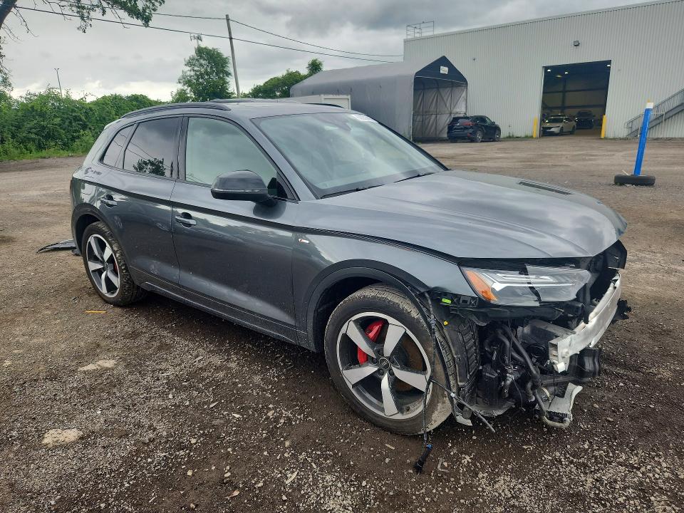 2025 Audi Q5 VIN WA1F2AFY6S2039314 COPART salvage auction — FRONT END, Qc - Gravement Accidente, sold $23,250 on 2026-09-08 (photo 4)
