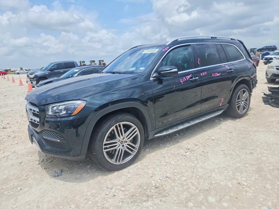 2021 Mercedes-benz Gls-klasse VIN 4JGFF5KE2MA576943 COPART salvage auction — REAR END, Tx - Salvage Vehicle Title, sold $8,700 on 2026-07-23 (photo 1)