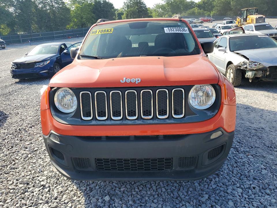2017 Jeep Renegade VIN ZACCJBAB2HPE94132 COPART salvage auction — MINOR DENT/SCRATCHES, Tn - Certificate Of Title, sold $1,800 on 2026-07-09 (photo 5)