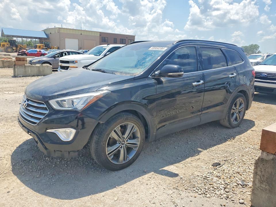 2015 Hyundai Santa fe VIN KM8SRDHF8FU129535 COPART salvage auction — FRONT END, Oh - Certificate Of Title, sold $100 on 2026-07-16 (photo 1)