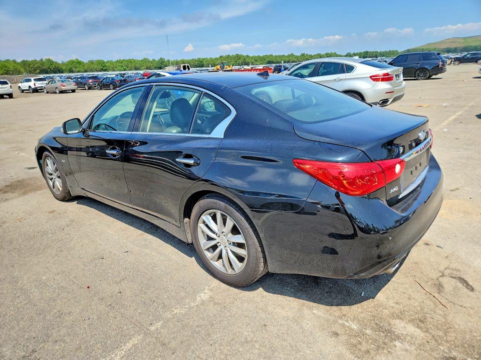 2017 Infiniti Q50 VIN JN1EV7AR4HM835538 COPART salvage auction — FRONT END, NY - CERTIFICATE OF TITLE, sold $2,600 on 2026-07-16 (photo 2)