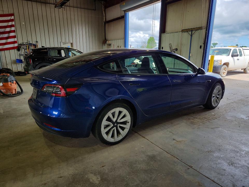 2022 Tesla Model 3 VIN 5YJ3E1EA3NF371605 COPART salvage auction — SIDE, FL - CERTIFICATE OF TITLE, sold $13,900 on 2026-07-20 (photo 3)