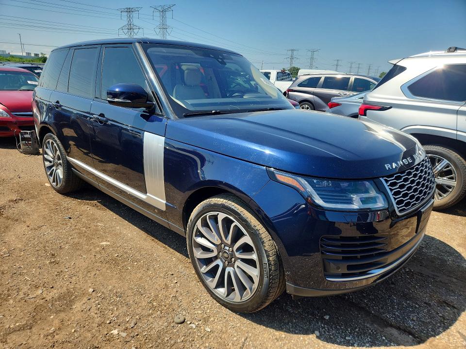 2022 Land rover RANGE ROVER VIN SALGS2RU9NA464151 COPART salvage auction — REAR END, Il - Salvage Certificate, sold $6,500 on 2026-07-28 (photo 4)