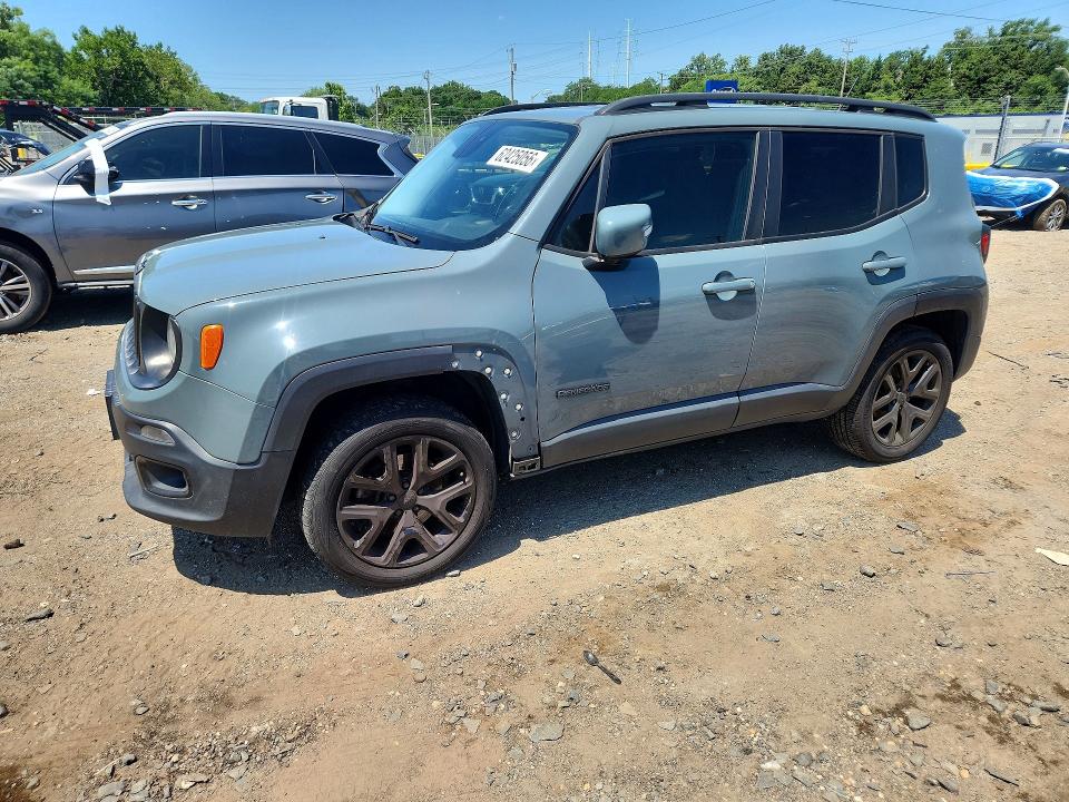 2017 Jeep Renegade VIN ZACCJBBB1HPF84936 COPART salvage auction — SIDE, MT - CERTIFICATE OF TITLE, sold $1,250 on 2026-08-20 (photo 1)