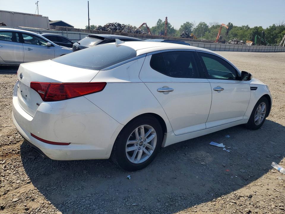 2011 Kia Optima VIN KNAGM4A72B5129057 COPART salvage auction — REAR END, NJ - CERT OF TITLE-SALVAGE (P), sold $375 on 2026-07-28 (photo 3)