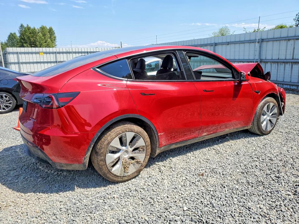2023 Tesla Model y VIN 7SAYGDEE8PF674535 COPART salvage auction — FRONT END, WA - BILL OF SALE, sold $6,700 on 2026-07-27 (photo 3)