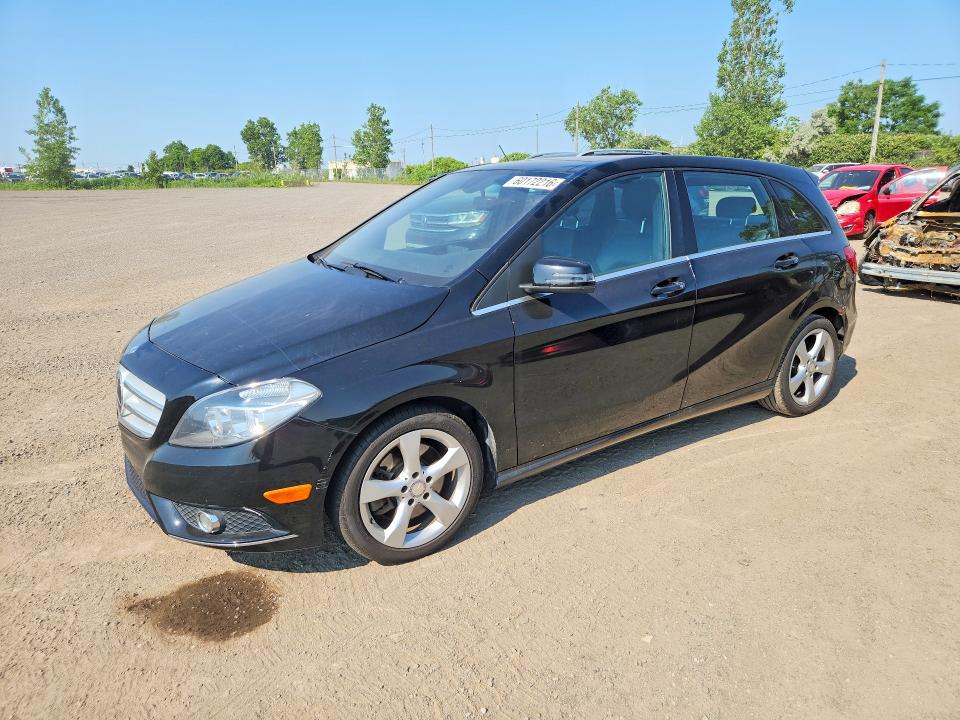 2014 Mercedes-benz B-klasse VIN WDDMH4EB2EJ245207 COPART salvage auction — REAR END, Qc - Gravement Accidente, sold $1,000 on 2026-08-18 (photo 1)
