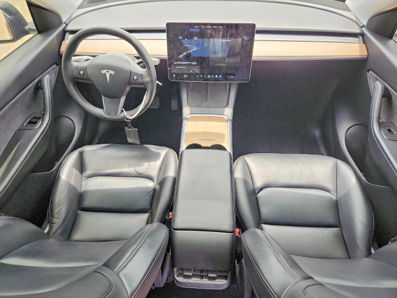 2021 Tesla Model y VIN 5YJYGDEE9MF149038 COPART salvage auction — NORMAL WEAR, TX - CERT OF TITLE-REBUILT SALVAGE, sold $9,900 on 2026-08-03 (photo 8)